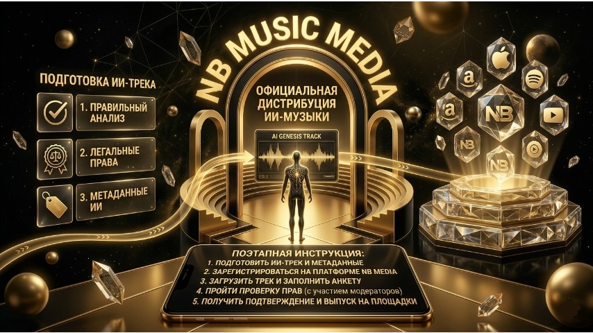 Как официально издать AI-трек через агрегатор NB MUSIC MEDIA: Пошаговая инструкция